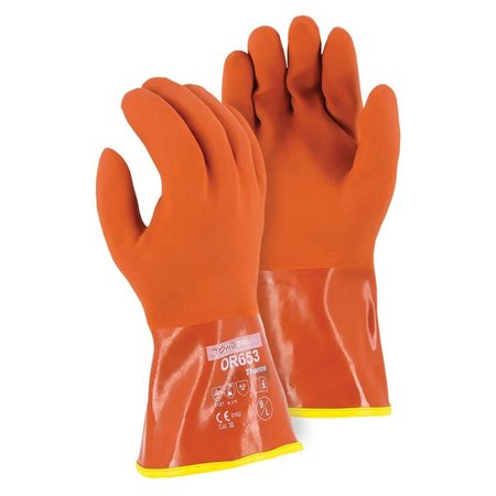 MAJESTIC Majestic Winter Lined PVC Gloves with Removable Liner 3703 L